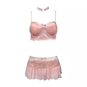 (SU)Сексуальный женский кружевной сетчатый бюстгальтер с ресницами, сексуальное женское белье, полые стринги, комплект нижнего белья S