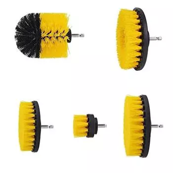 (SU)Щетка для чистки электрической дрели, инструмент для чистки щетки для затирки, щетка для очистки щетки, инструмент One size жёлтый