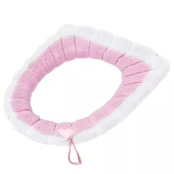 (SU)Сиденье для унитаза для ванной комнаты, моющийся мягкий теплый коврик, подушка, подушка One size