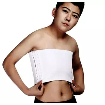 (SU)Solid Les Chest Binder Breath Mini mizer Грудь-майка Бюстгальтер XL чёрный