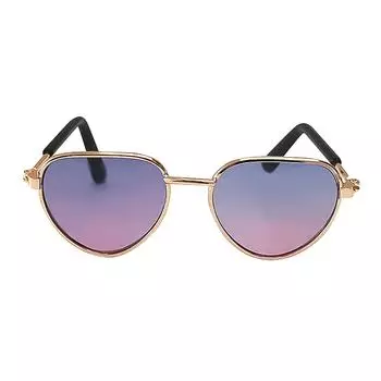 (SU)Солнцезащитные очки для собак, кошек, солнцезащитные очки для домашних животных, хиппи, забавные солнцезащитные очки для домашних животных, костюмы для ролевых игр, реквизит для фотосессии One Size чёрный