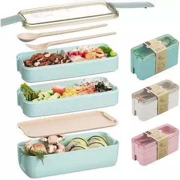 (SU)Студенческий ланч-бокс, отделение для офисного работника, ланч-бокс с двойным подогревом PK розовый