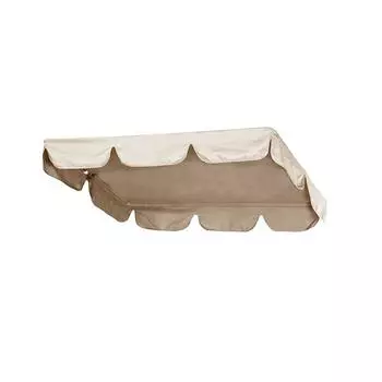 (SU)Три человека на открытом воздухе садовые качели замена навеса тент ткань BK чёрный