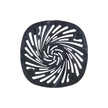 (SU)Уловитель волос с квадратным сливом, пробка для волос в душе с присоской, простой в установке костюм для ванной комнаты, ванны, кухни B