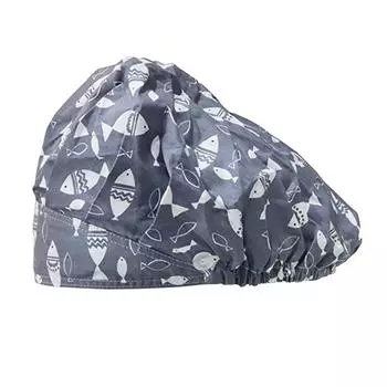 (SU)Унисекс модная хлопковая шапка с принтом унисекс кепка-скраб One size
