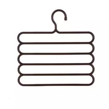 (SU)Вешалки для брюк Нескользящие вешалки для экономии места Вешалки для одежды из нержавеющей стали Органайзер для шкафа One Size синий