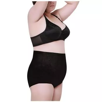(SU)Женские брюки с высокой талией, трусы для живота, скульптурное нижнее белье, формирователь тела, большие размеры XXXXL бежевый