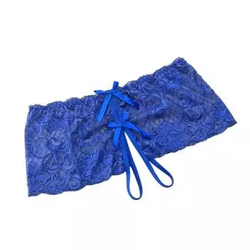 (SU)Женские кружевные прозрачные сексуальные трусы с низкой талией и открытой промежностью Free Size