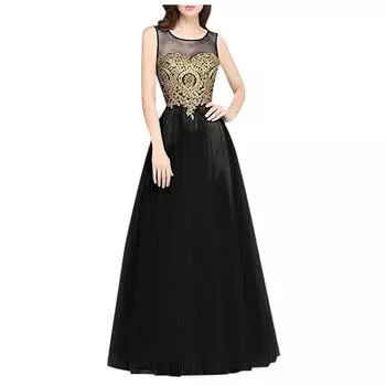 (SU)Женское длинное вечернее платье для выпускного вечера, вечернее бальное платье подружки невесты, русалка из бисера L синий