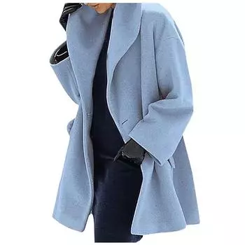 (SU)Женское флисовое пальто с шалевым воротником, элегантное смешанное пальто, длинное пальто, верхняя одежда, куртки XXL белый