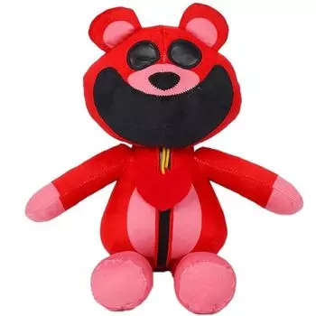SUANES Catnap Plush Smiling Critters Huggy Wuggie Plush Huggy Wuggie Chapter Cute Cartoon Monster Game Fan Birthday Gift Toy, Toy, 3, Gift, (Red Bear)