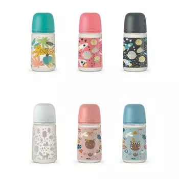 Suavinex 1 бутылка физиологическая силиконовая соска T/M 270 мл