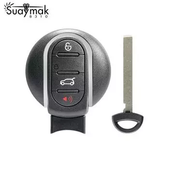 [SUAYMAK] Пульт дистанционного управления для BMW Mini 3/3 + 1 кнопка, смарт-ключ, 433 МГц/FCCID NBGIDGNG1/ID49 PCF7953 3BT ID49