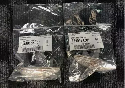 Subaru 02-07 Impreza WRX STi GDA GDB прозрачные боковые маркеры 84401SA001 x2 оригинальные