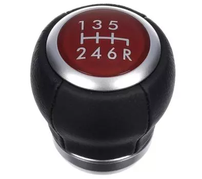 Subaru 35022VA010 WRX STI RED Stitched Leather Gear Shift Knob OEM Genuine