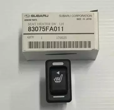 SUBARU 83075FA011 GENUINE OEM 1998-2017 Subaru Drivers Heated Seat Switch