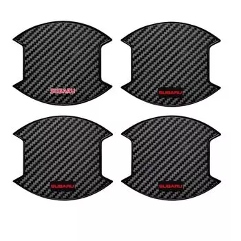 Subaru Door Handle Protector, Dedicated Door Handle Protector, Carbon, Door Handle Protection Cover, Car Subaru