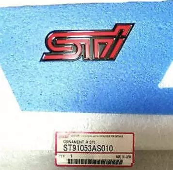 SUBARU Genuine BRZ ZC6 13-19 Edition Rear STi Emblem Badge ST91053AS010