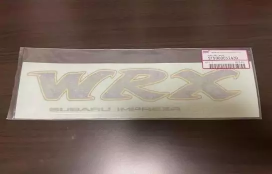 Subaru Genuine GC8 Impreza WRX STI Rear Trunk Decal Sticker ST99800ST430 F/S