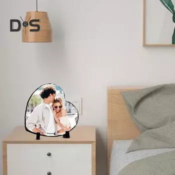 Сублимационный сланец термоперенос каменная фоторамка с подставкой для дисплея термоперенос самодельный сублимационный сланец для машины теплового пресса A