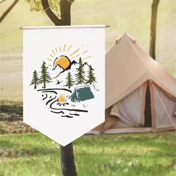 Sublimation Blank Custom Banner Wall Display Waterproof Canvas Banner Sublimation Transfer Heat Press Printing Crafts Decoration