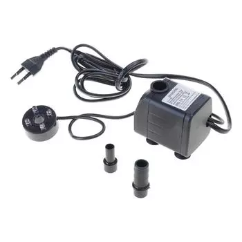 Submersible Aquarium Water Pumps With 4 LED Lights 220V Voltages Quiet Fountain Pumps For Fish Tanks Garden Decoration