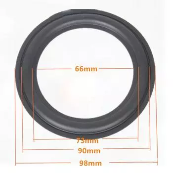 Subwoofer Speaker Folding Edge Ring Speaker Repair Accessories Folding Ring Suspension Edge Ring 4 inch