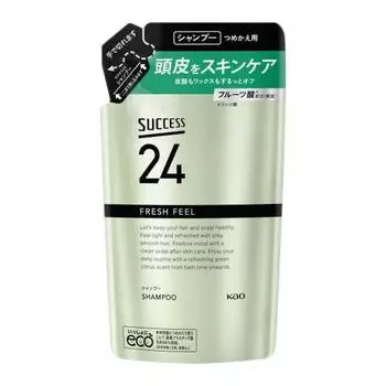 Success 24 Fresh Feel Shampoo Refill (Green Citrus Scent) 320ml