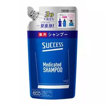 Success Medicated Shampoo Refill 320ml Abra Wax Odor One-shot Cleaning Shampoo Aqua Citrus Scent Refill