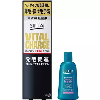 Success Vital Charge Лечебное средство для роста волос 200 мл Бонус Содержит уникальный активный ингредиент Способствует росту волос [Квази-лекарство] + [t-флаванон]