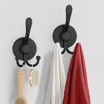 Suction Cup Hooks, Vacuum Power Heavy Duty Shower Hooks For Inside Shower, No Drill Towel Hooks For Bathroom Wall, Kitchen