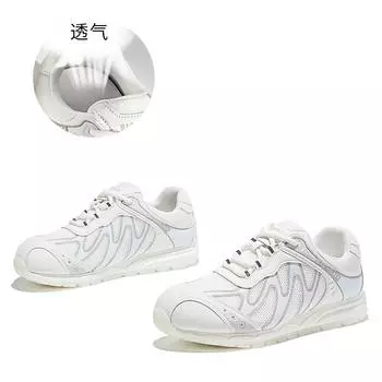 Suction film bottom dad shoes women s 2025 autumn new crooked head platform shoes casual sports shoes versatile shoes women s 35