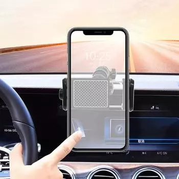 Suction Phone Holder Portable Car-mounted Windshield Phone Holder Snake-shaped Phone Mount Long Arm Windscreen Mount Flexible чёрный