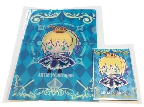 судьба великий заказ fgo sanrio sanrio сотрудничество A4 прозрачный файл открытка Artoria Pendragon