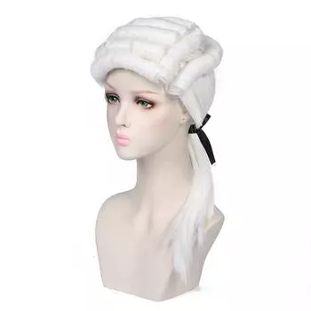 Судья шляпа ролевая игра парик реквизит One Size белый