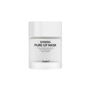 Sudee SHINING PURE-UP MASK/Компактная маска для лица/УСПОКАИВАЮЩАЯ ОЧИЩАЮЩАЯ МАСКА 52 мл, Осветляющая, Увлажняющая, Корейская косметика, Kbeauty, образец SOOTHING CLEAN MASK