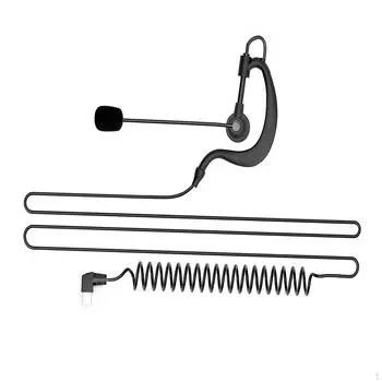 Судейская гарнитура с микрофоном типа C, наушники-вкладыши, внутренняя связь, проводной микрофонный наушник V4plus