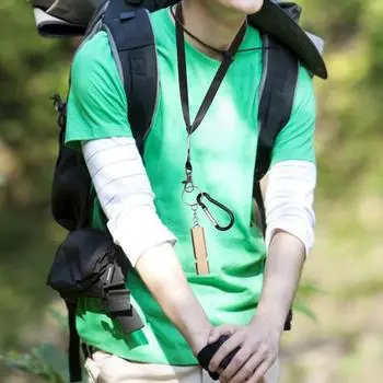 Судейский свисток из алюминиевого сплава с ремешком-карабином, громкий звук, портативный уличный тренировочный свисток для выживания, футбола, баскетбола, спортивных свистков золотистый