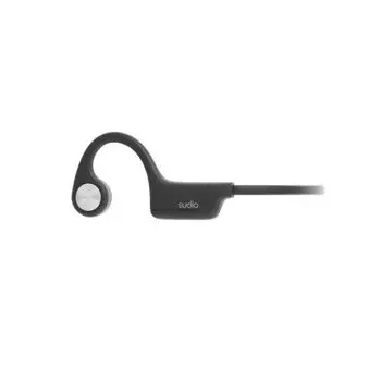 SUDIO B2 Bone conduction earphones that block your Black Wireless Bluetooth with microphone Compatible with iOS Android Compatible with IPX5 level