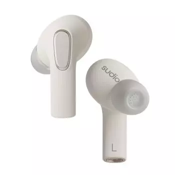 SUDIO E3 Wireless Canal Active Noise Bluetooth Совместимость с до 30 часов Простой (белый) Наушники, Тип, Отмена, 5.3, iOS/Android, IPX4, белый