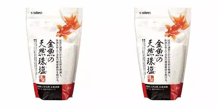 Sudo Aquarium Supplies натуральная соль для золотых рыбок 1 кг x 2 шт.