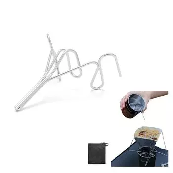 Suedazie Кофейный капельный носик Ультралегкий Портативный Удобный Материал Из Нержавеющей Стали Подвесная Тарелка Кофейная Провода Конверсионная Насадка Кофейные Принадлежности