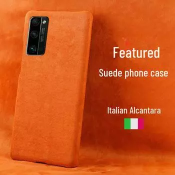 Suede Half-Cover Ultra-Thin Protective Case for Honor 30/30Pro/30 Youth Edition синий