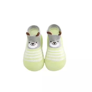 Suefunskry Детские носки-ботинки, Милые мультяшные животные, Нескользящие носки, Мягкие легкие напольные носки для девочек и мальчиков 18-19 11.5cm