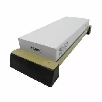 SUEHIRO Finishing whetstone with dual use stand, steel, WA#5000 No. 5000-AS