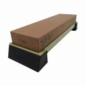 SUEHIRO Средний точильный камень с нержавеющей подставкой двойного назначения, сталь, WA#1000 Нет. 1004-РС