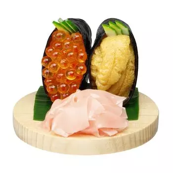 Suetake Sample Food Sample Smartphone Stand Compatible with All Models Nigiri and Salmon Roe Sushi/Uni stand-10087