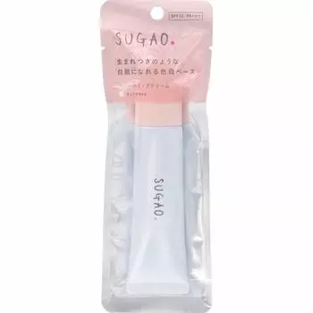 Sugao Snow Whip Cream Pure White со Снежно-белым жемчугом 25г SPF23/PA+++ (Составляют основу)