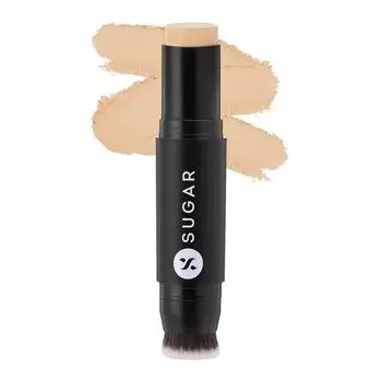 SUGAR Cosmetics Ace Of Face Foundation Stick with In-Built Brush | Lasts 24hrs | Full Coverage Foundation for Women | 12gm - 20 Galao