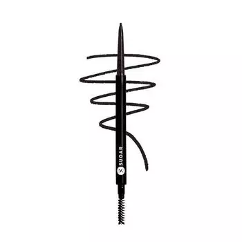 SUGAR Cosmetics Arch Arrival Micro Brow Pencil - 02 Taupe Tom | Transfer-resistant, Water-proof, Sweat-proof Brow Pencil & Stays up to 12 hours